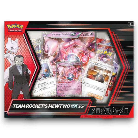 Pokémon TCG: Team Rocket's Mewtwo ex Box